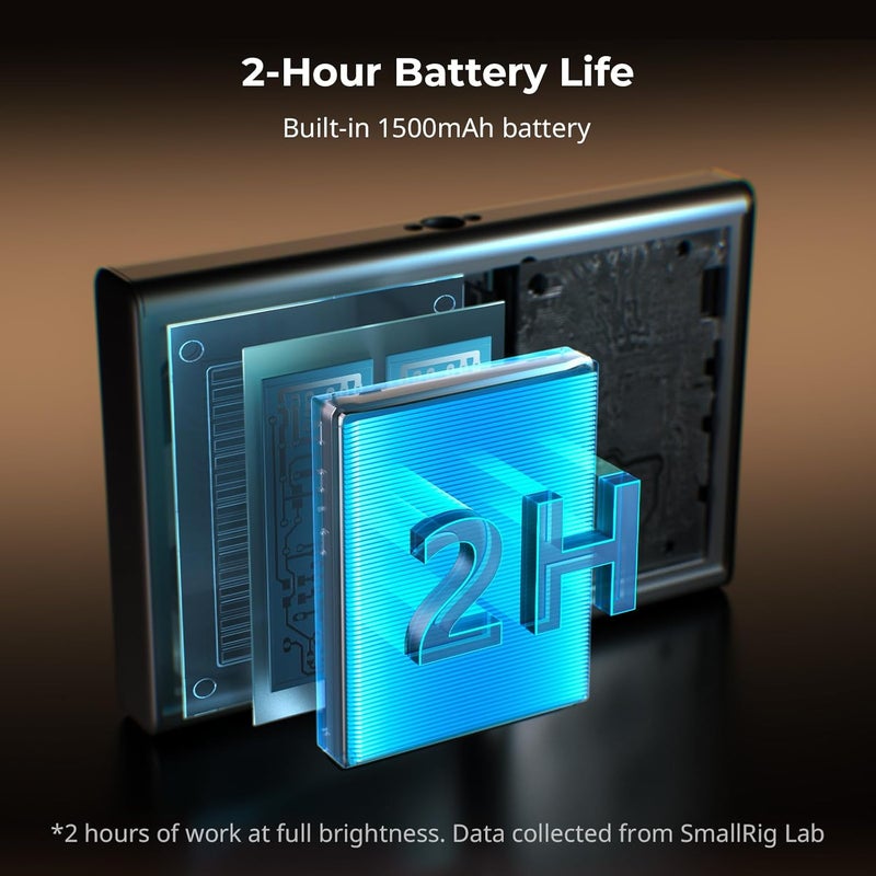 SMALLRIG Magnetic Phone Monitor Screen with Wireless Control, with Cold Shoe Mount, 1080P Wireless Recording, Real-Time Screen Sharing for Selfie Live Stream Vlog, Support 4K 30fps, for iPhone-4850B - Image 4